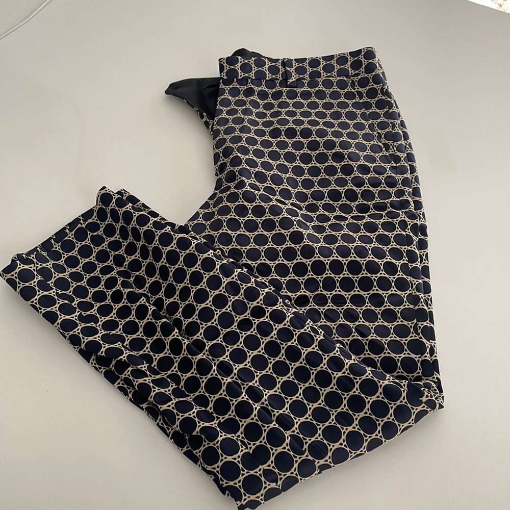 ASOS men’s navy print pant. Size 32” crop.